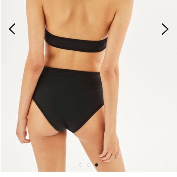 Topshop Embroidered Mesh bikini crop top - Picture 3 of 8